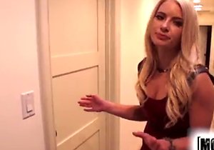 Blond-haired women show their lust for large cocks