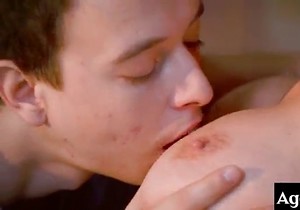 Blond-haired chick showing her cock-riding skills