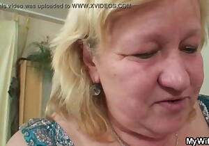 Twisted older lady worships cock and gets freaky